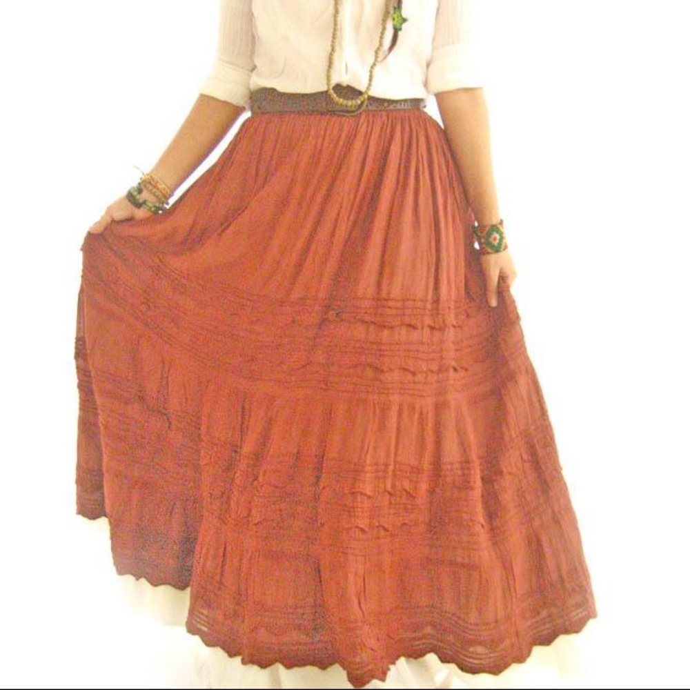 Authentic traditional Mexican skirt dress